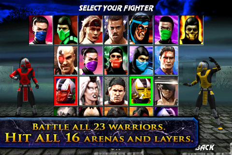 ultimate mortal kombat 3 roster